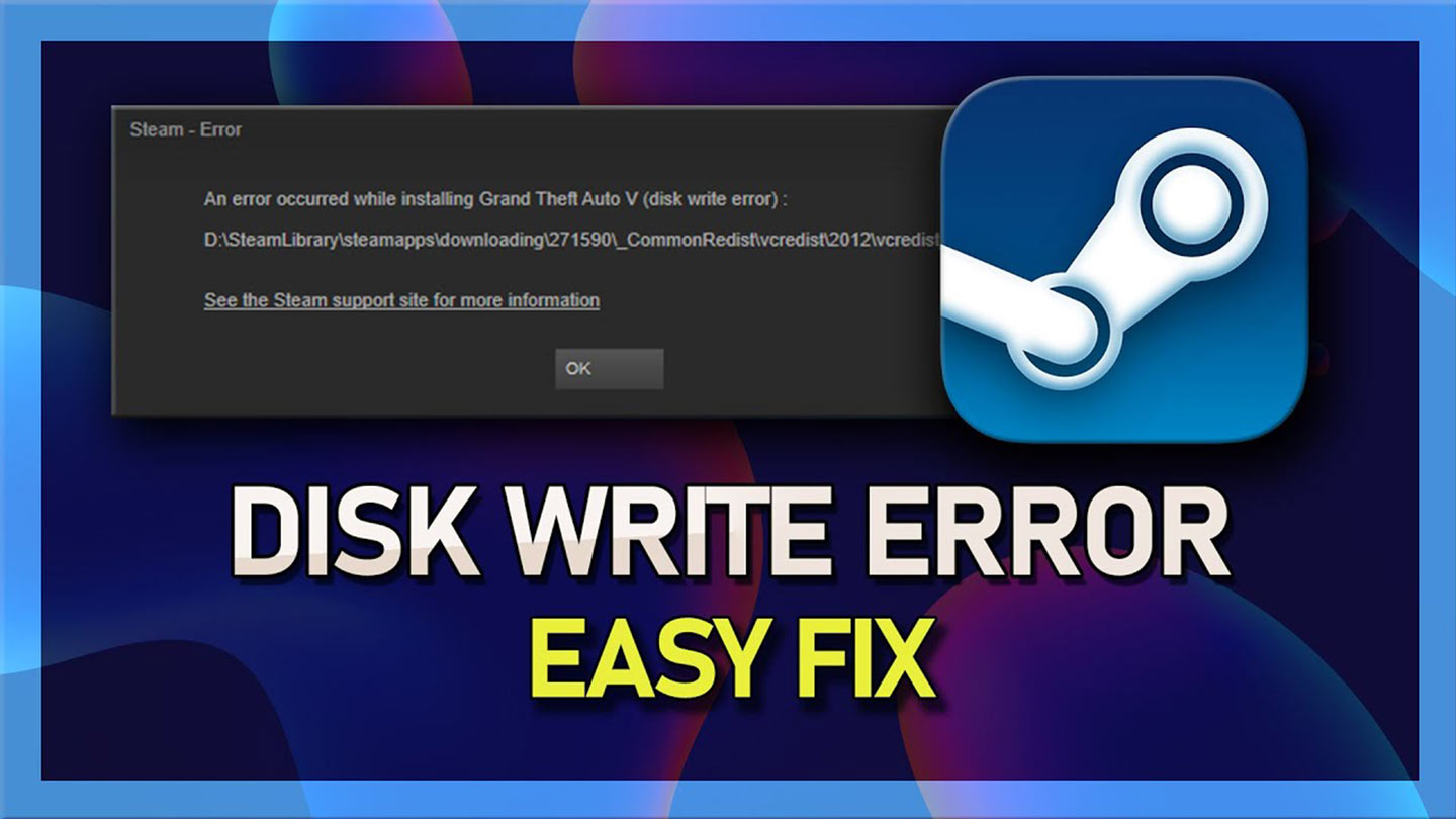 Steam Disk Write Error